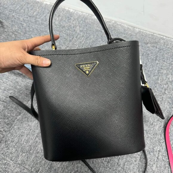 Prada Handbags - 100% Authentic Prada Leather Panier Bag